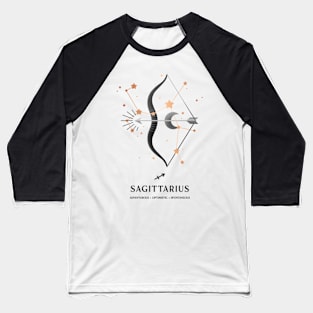 Sagittarius Constellation Zodiac Series Baseball T-Shirt